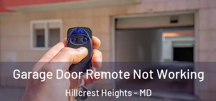  Garage Door Remote Not Working Hillcrest Heights - MD