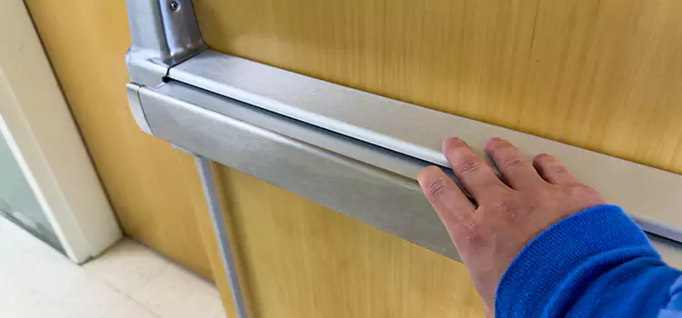 Installing a Push Bar on a Door Hillcrest Heights